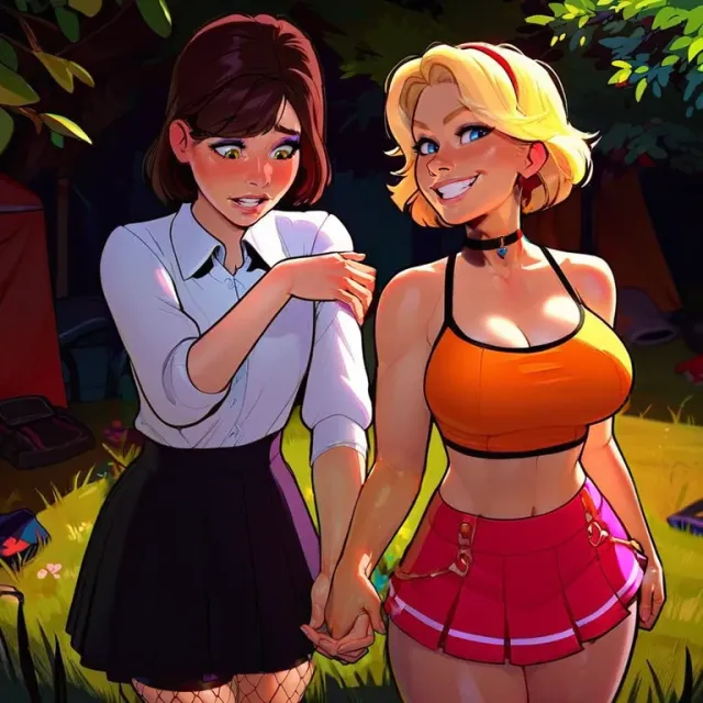 Camping while crossdressing