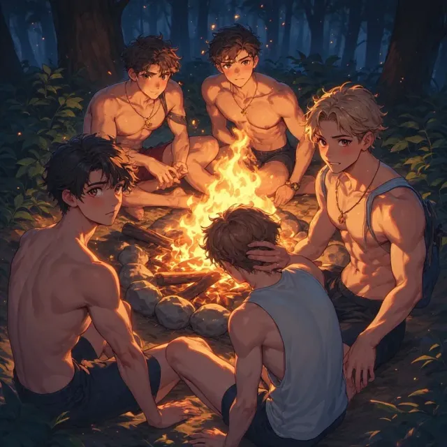 A summer camp with your friends