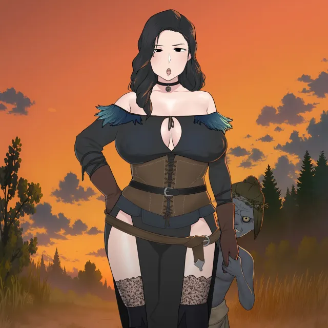 Yennefer & The Godling