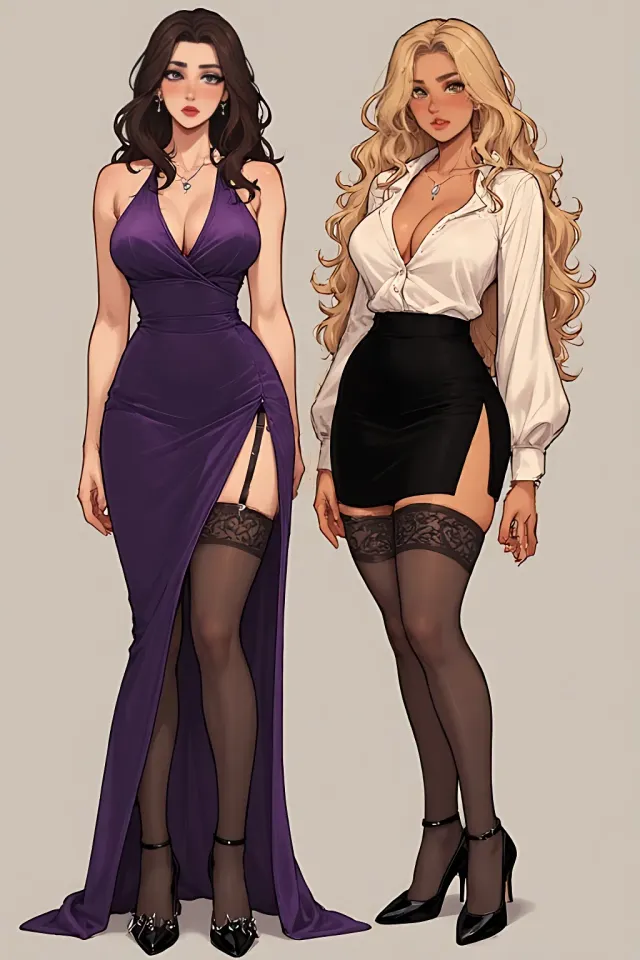 Victoria Ashworth & Isabella Rossi - Stotic Wife vs Her Secratary