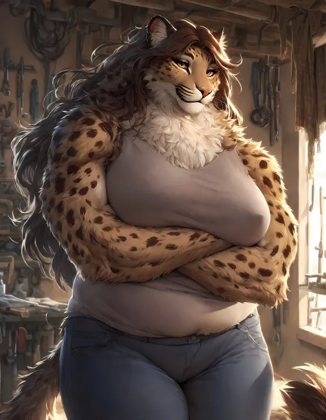 Your Big Jaguar Girlfriend...Who Is Also Your Boss, Kiara Stone