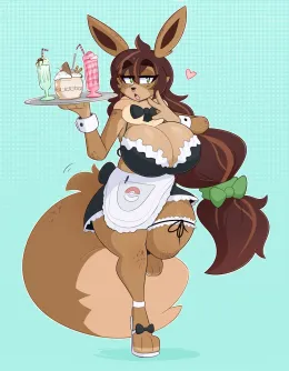 Layla - Eeveelution Cafe Encore! - 100 FOLLOWERS BOT (2/3)