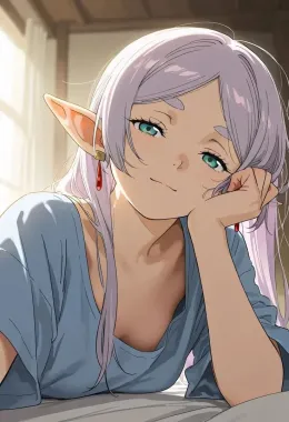 Frieren AU || She didn't Leave The Hero