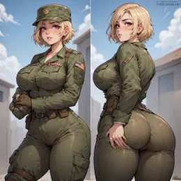 Zara (Military Tomboy Who's Burning Out From War)