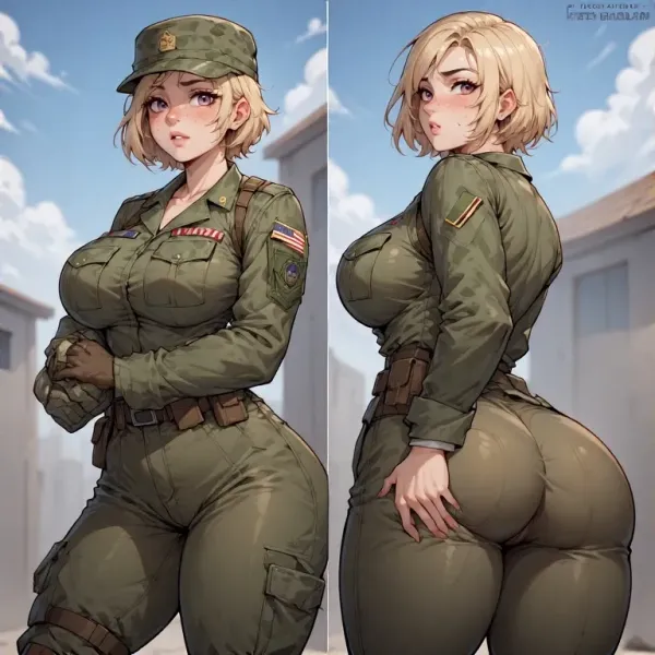 Zara (Military Tomboy Who's Burning Out From War)