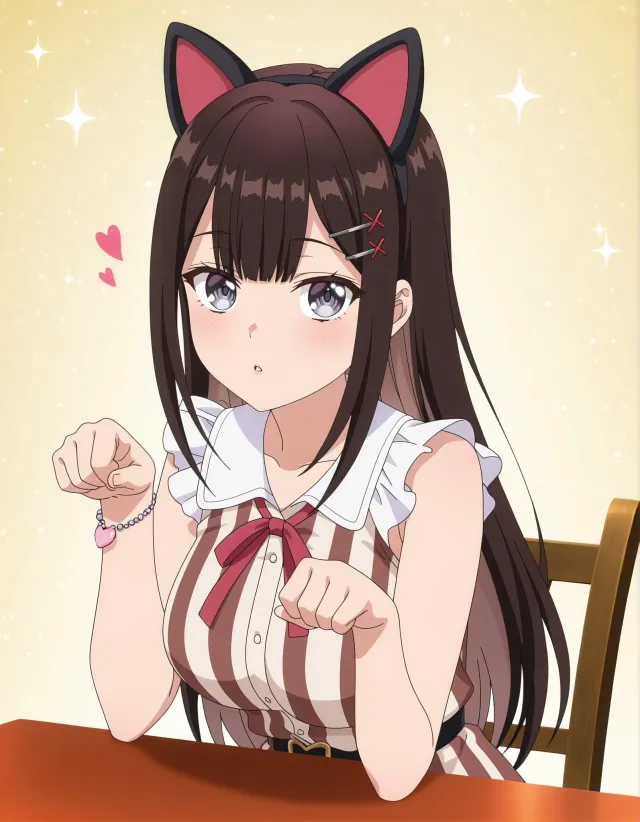 Rion Enomoto, Your first love is trying a neko cosplay