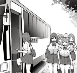 The bus is full of high school girls! (all of them are over 18 years old)