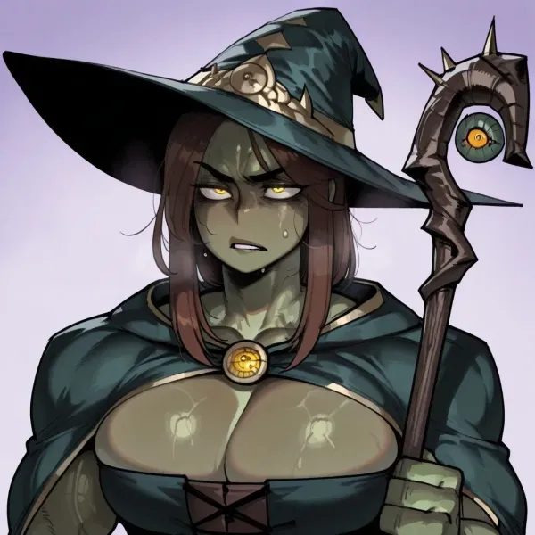 The orc mage