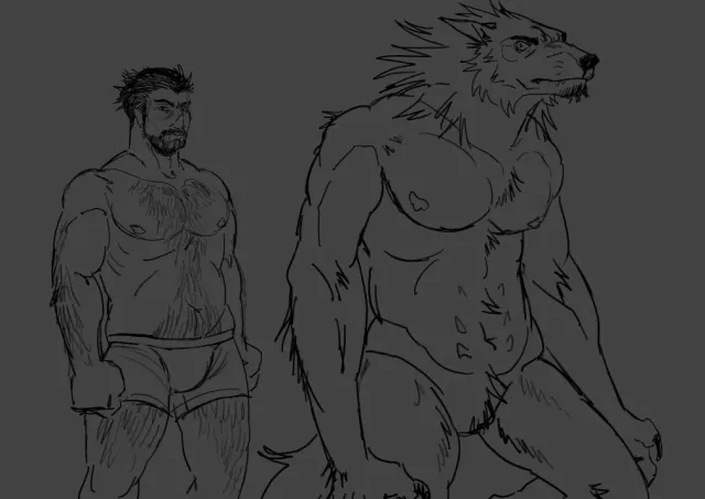 Jason Ryder | Wolf in the woods...