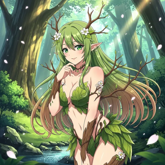 A strange encounter in the woods