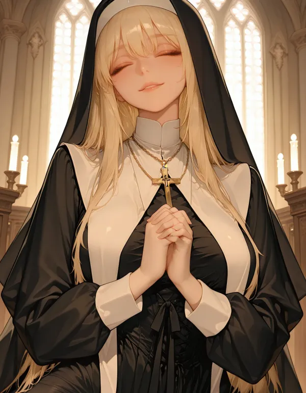 She kneels not just for you