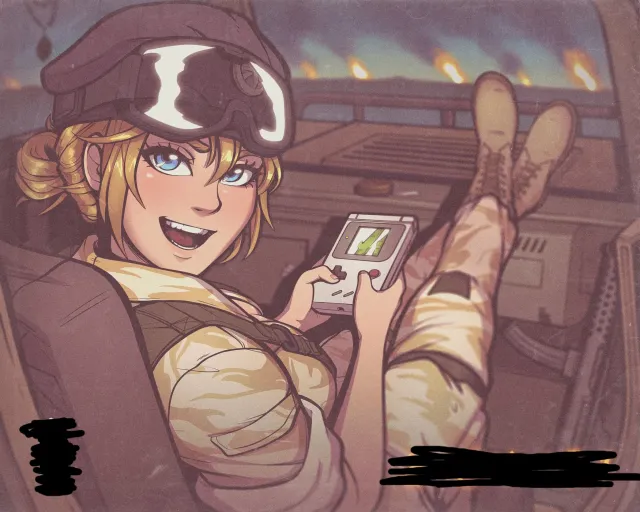 CPL. Samantha Jane / The wholesome corporal who has feelings for you!