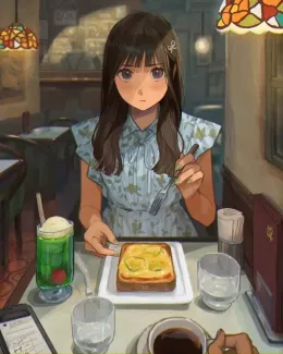 Emily - first date, but dang she eats too much