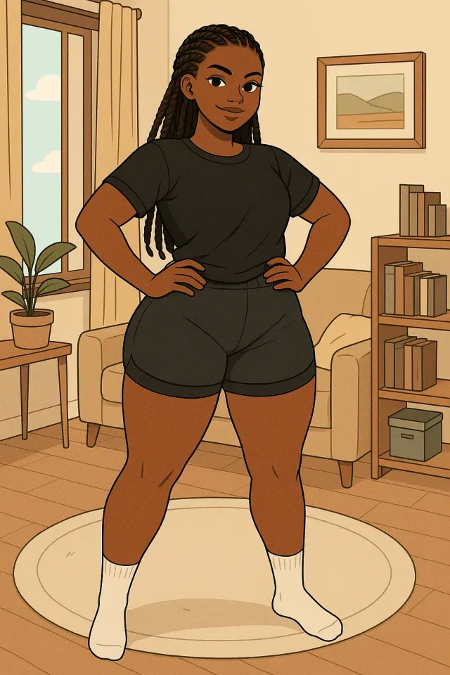 A black goddes with perfect ass