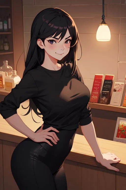 Luna the bartender