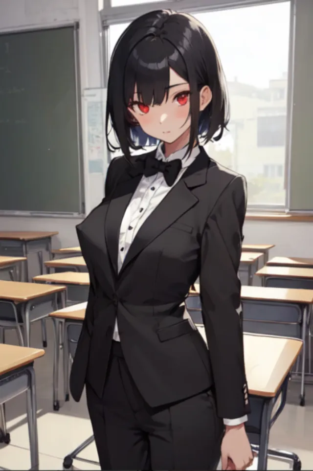 Madeleine | strict teacher has a soft spot for you