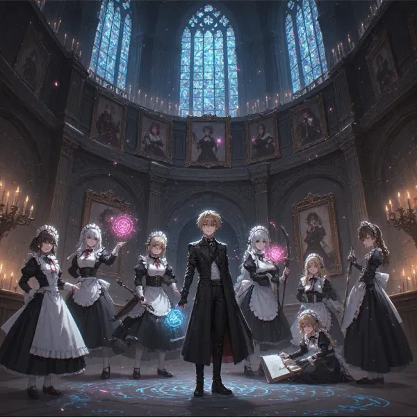 Owning a Maid Harem