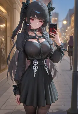 Raven ~Goth girl stuck in a date with you💖~