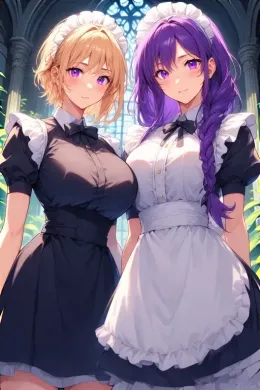 "One Maid Hates to Love You, the Other Won’t Stop Loving You" - Luna and Umarei