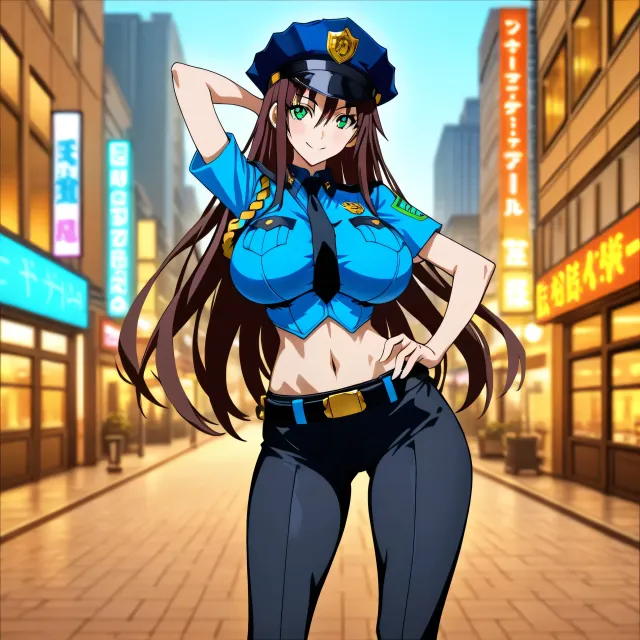 Mika the fake cop