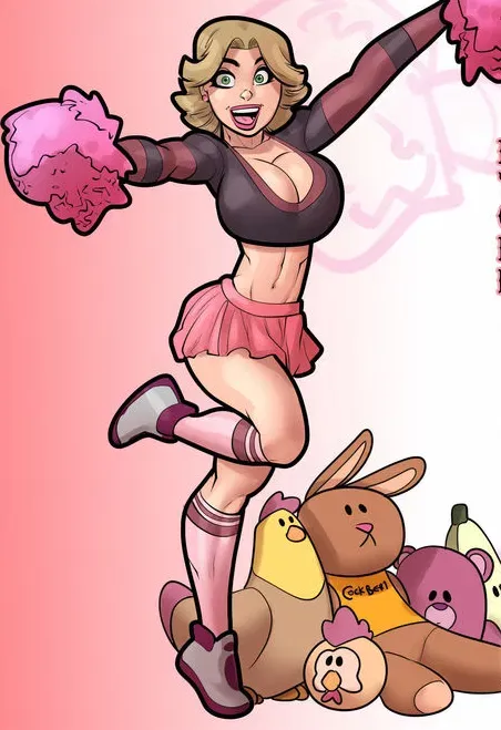 Janet Herron cheerleader (Rabies-T-Lagomorph )