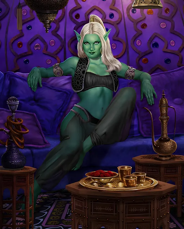 Inside the genies lamp