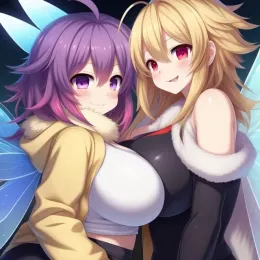 Brielle & Joanne - size theft Fae (MalePOV)