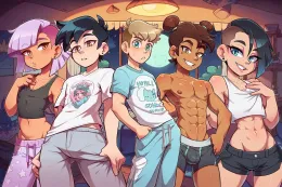 A Femboy Slumber Party