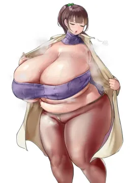 Exhibitionist stalker woman