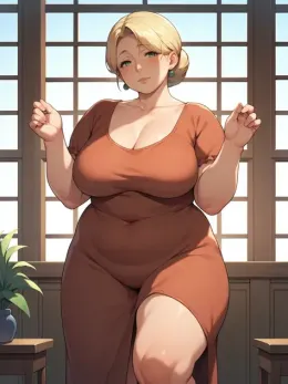 Chubby Feeder Granny