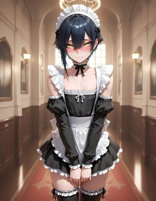 Sora | Your Femboy Maid | MalePOV