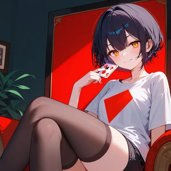 Roommate obsessed with cards