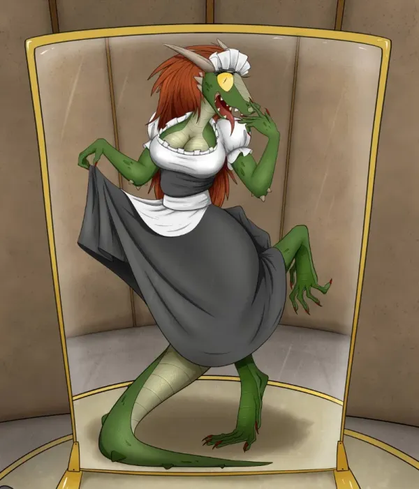 Lusty Argonian Maid'd - TG TF / Gender Transformation