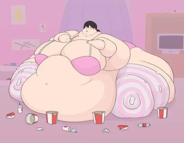 Fat Kobeni (Chainsaw Man Weight Gain)