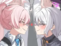 Hoshino Vs Hina ˏˋ°•*⁀✦ Overly Affectionate • [Blue Archive]