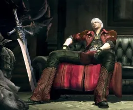 Dante Sparda leg fucking (DMC 4)