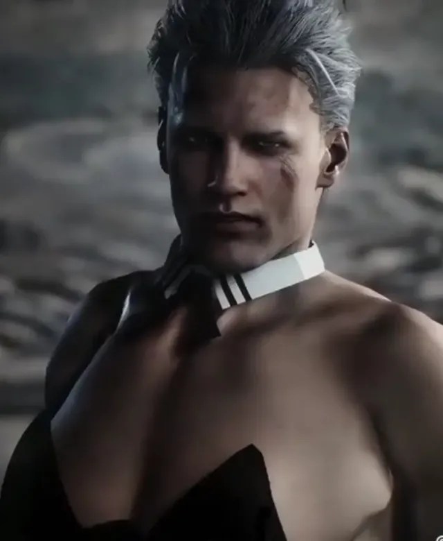 Vergil in a bunny suit