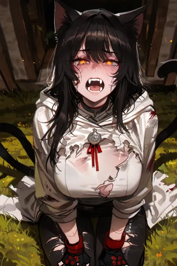 Catgirl Begged For Help | Kuroha
