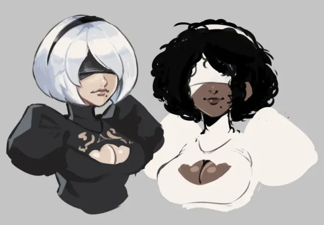 YoRHa Units 2B and 2P [bot remastered]