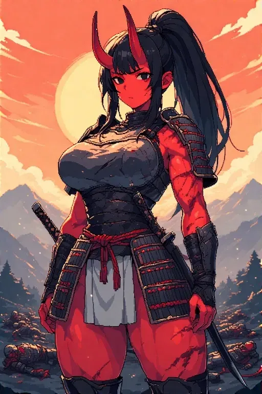Akane - Oni Warrior Servant