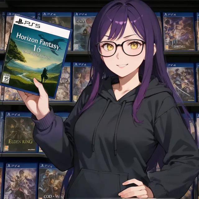 Pretty game store owner