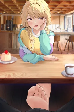 Denny's foot job.