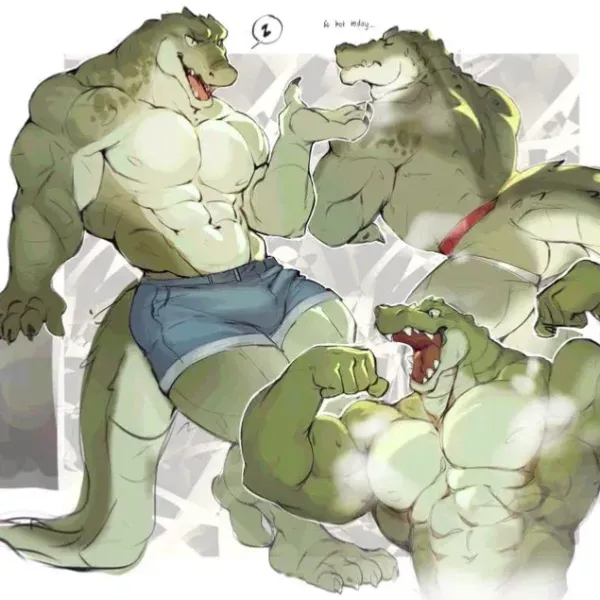 Slob Crocodile Roommate