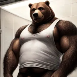 Abner in the men's room