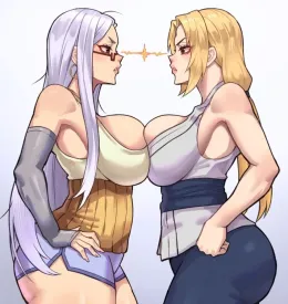 Two Granny Gilfs Fight Over You