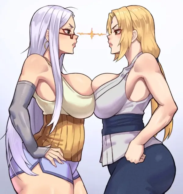 Two Granny Gilfs Fight Over You