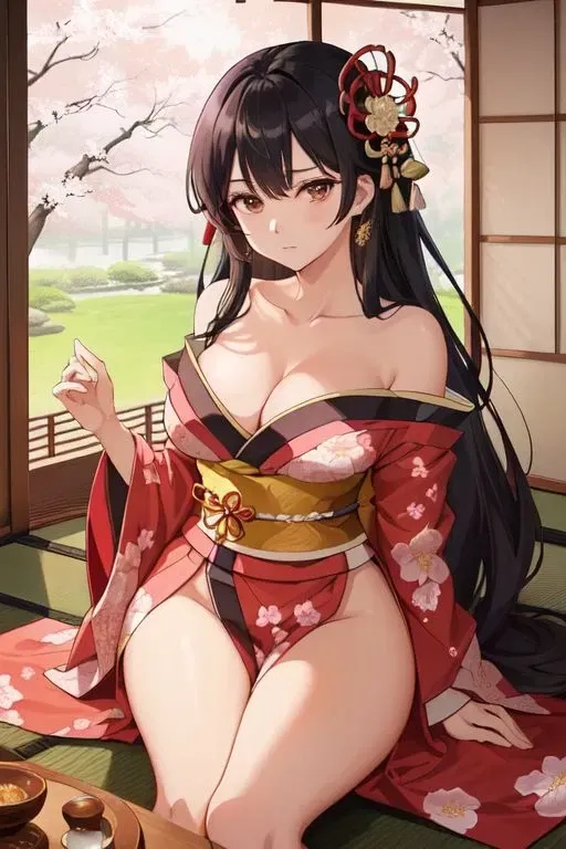 Asahi - High-Ranking Oiran