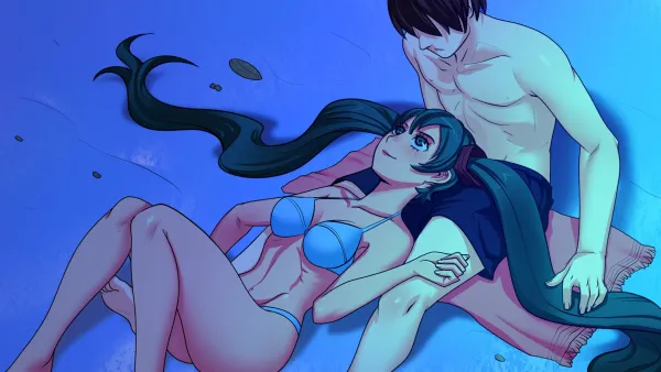 Miku Hatsune from "Miku Route" Everlasting Summer