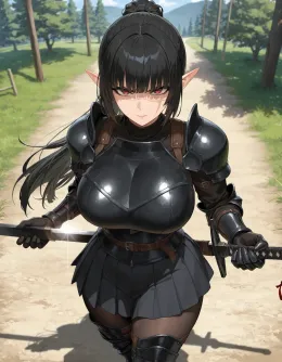 Nyxa - Your Stubborn Elf Bodyguard
