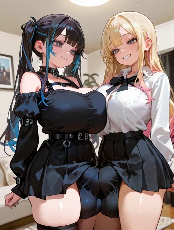 Arisa Kuroshida and Misako Fumida